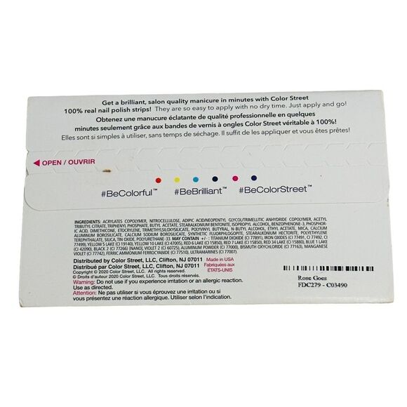 3/$20💘 Color Street Nail Polish Strips in Rose Goes - Picture 13 of 16